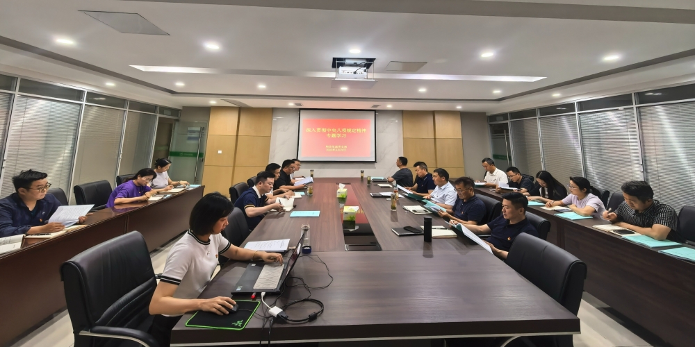 和合生態(tài)黨支部組織開展深入貫徹中央八項(xiàng)規(guī)定精神專題學(xué)習(xí)